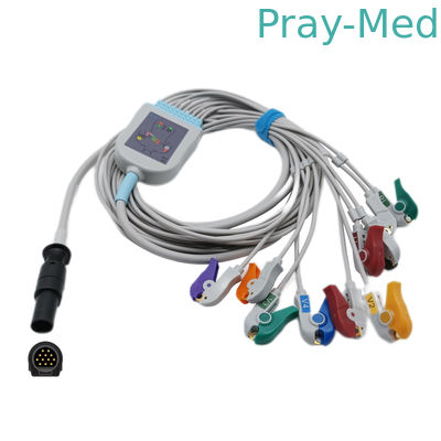 Купить Куртка Mortara EKG TPU привязывает 12 кодирование по цвету руководства Pin Hypertronix Connecto AHA/IEC Производство в сети