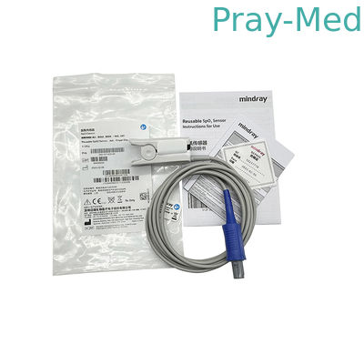 Купить Mindray 512FLL многоразовый SpO2 датчик 6Pin взрослого пальца клип 040-001403-00 Производство в сети