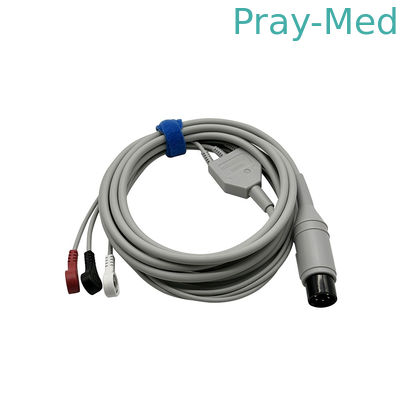 Купить Оригинальный Mindray 6pin 3-проводный одночастичный кабель для ЭКГ 3.6M EA6131B Производство в сети