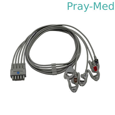 Купить Оригинальный набор с 5-волололовым захватчиком GE ECG Leadwire AHA 2106389-001 Производство в сети