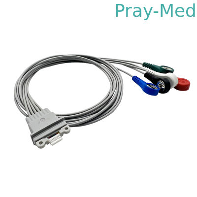 Кабель holter ECG руководства положительной величины 5 Schiller для AR12 плюс AR4 плюс FD5
