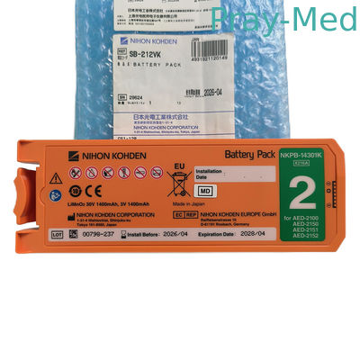 Замена аккумулятора 30 В 1400 мАч для оригинального Nihon Kohden Cardiolife 2100 AED SB-212VK