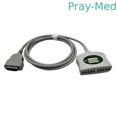 GE Marquette MAC ЭКГ Трамп кабель 12волокон 2104723-001 22341809 AHA IEC 2.4M DB15 соединитель