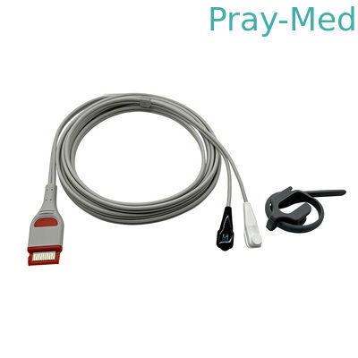 Совместимый Multi-Site Spo2 кабель для  RAD-97 4253 Masi Красный 20-прикольный разъем