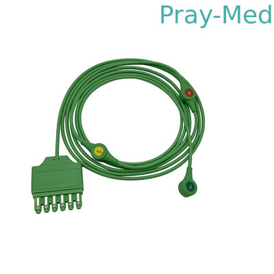 Многоразовое использование Drager 3 Leadwire ECG MonoLead кабель ECG Leadwire Snap MS14555