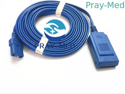 Кабель плиты диатермии PVC 3m терпеливый для пусковой площадки земли Electrosurgical