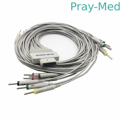 Куртка подводящего провода TPU кабеля 16 Din ECG Pin 3,0 Medex 26 терпеливая