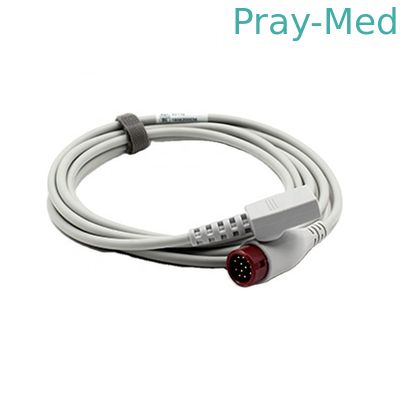 Кабель кровяного давления 650-206 штыря HP 12 инвазионный с Din 2,0 Юты