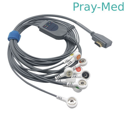 Провода руководства 1.1m Ecg ECG 10 для умного соединителя устройства записи HDMI Holter