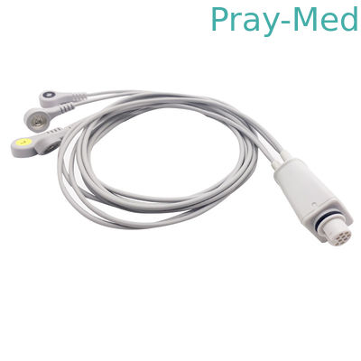 Leadwire ECG установил 4 руководство 3ft Fukuda Denshi для LX-7120 7230N