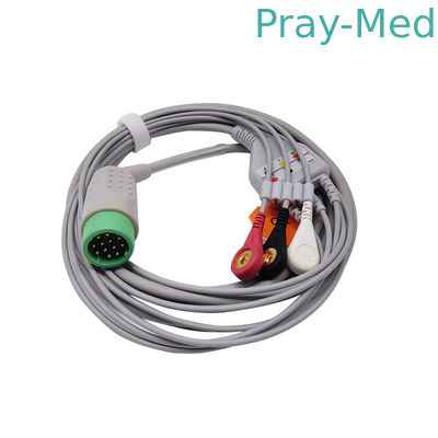 Pin кабеля 12 Lifepak ECG терпеливый соединяет TPU Jacket11110-000029