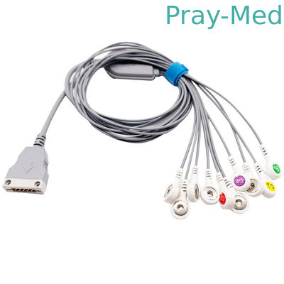 Кабель руководств ECG Holter Beneware 10 с CE и ISO13485 для Beneware CT-086