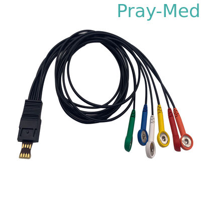 кабель Schiller Ecg руководства 4.0mm TPU 4/6 для MT101 MT-200 Ecg Holter