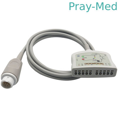 Контактный разъем круга 12 кабеля 2.4M хобота V8 EKG ECG элиты Edan