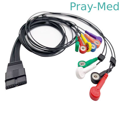 Кабель TPU 1.2m Holter ECG 10 руководств для Schiller MT-200 MT-101