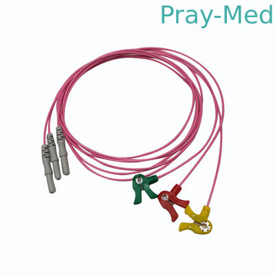 тип Leadwire Din 3Lead 5Lead куртки кабеля TPU IEC AHA ECG терпеливый