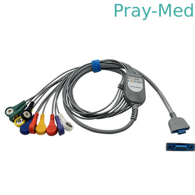Кнопка кабеля 15pin Holter ECG руководства Pengyang 10 для взрослого/педиатрического